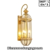 ĐÈN TƯỜNG ĐỒNG KÍNH TÂN CỔ ĐIỂN - CHẤT LIỆU ĐỒNG MẠ VÀNG - KÍNH GLASS - ĐUI ĐÈN E14 * 3 - BÓNG C35 / 4w HOẶC BÓNG NGÔ VÀNG 12w - MODEL : 0607 - L