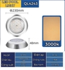 ĐÈN LED NGÂM NƯỚC BỂ BƠI GẮN TƯỜNG - CÔNG SUẤT 12 watt - ÁNH SÁNG VÀNG 3000k - CHỐNG NƯỚC IP68 - MODEL : QL4243