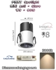 ĐÈN ÂM TRẦN CHỐNG CHÓI SÂU PINKY SPOTLIGHT MINI ANTI GLARE - LỖ KHOÉT 35mm -CHIP LED BRIDGELUX CAO CẤP - ĐỘ HOÀN MÀU CAO CRI 98 - ÁNH SÁNG 3000k / 4000k - GÓC CHIẾU 24 ĐỘ - MODEL : WS - 8016