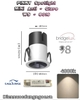 ĐÈN ÂM TRẦN CHỐNG CHÓI SÂU PINKY SPOTLIGHT MINI ANTI GLARE - LỖ KHOÉT 35mm -CHIP LED BRIDGELUX CAO CẤP - ĐỘ HOÀN MÀU CAO CRI 98 - ÁNH SÁNG 3000k / 4000k - GÓC CHIẾU 24 ĐỘ - MODEL : WS - 8016