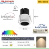 ĐÈN ÂM TRẦN CHỐNG CHÓI SÂU PINKY SPOTLIGHT MINI ANTI GLARE - LỖ KHOÉT 35mm -CHIP LED BRIDGELUX CAO CẤP - ĐỘ HOÀN MÀU CAO CRI 98 - ÁNH SÁNG 3000k / 4000k - GÓC CHIẾU 24 ĐỘ - MODEL : WS - 8016