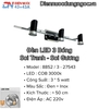 ĐÈN LED SOI TRANH SOI GƯƠNG ÁNH SÁNG VÀNG 3000k - MÀU ĐEN + INOX - MODEL : 8852