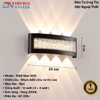 ĐÈN TƯỜNG TIA HAI ĐẦU NỘI NGOẠI THẤT - NHỰA ABS CHỊU NƯỚC CAO - ÁNH SÁNG 3000K - CÔNG SUẤT 12 watt ( 8 + 4 watt ) - MODEL : 2028 New 2025