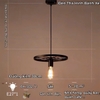 ĐÈN THẢ HÌNH BÁNH XE ĐẠP ĐƠN - PHÙ HỢP LẮP ĐẶT NHÀ HÀNG - QUÁN BAR - QUÁN CAFE - ĐUI ĐÈN E27 * 1 - BÓNG EDISON ST64 - MODEL : BX 1032 / 1