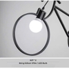 ĐÈN THẢ HÌNH XE ĐẠP - PHÙ HỢP LẮP ĐẶT NHÀ HÀNG - QUÁN BAR - QUÁN CAFE - ĐUI ĐÈN E27 * 1 - BÓNG EDISON ST64 / BÓNG LED BULB - MODEL : XĐ 1743