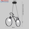 ĐÈN THẢ HÌNH XE ĐẠP - PHÙ HỢP LẮP ĐẶT NHÀ HÀNG - QUÁN BAR - QUÁN CAFE - ĐUI ĐÈN E27 * 1 - BÓNG EDISON ST64 / BÓNG LED BULB - MODEL : XĐ 1743