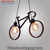 ĐÈN THẢ HÌNH XE ĐẠP - PHÙ HỢP LẮP ĐẶT NHÀ HÀNG - QUÁN BAR - QUÁN CAFE - ĐUI ĐÈN E27 * 1 - BÓNG EDISON ST64 / BÓNG LED BULB - MODEL : XĐ 1743