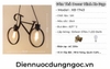 ĐÈN THẢ HÌNH XE ĐẠP - PHÙ HỢP LẮP ĐẶT NHÀ HÀNG - QUÁN BAR - QUÁN CAFE - ĐUI ĐÈN E27 * 1 - BÓNG EDISON ST64 / BÓNG LED BULB - MODEL : XĐ 1743
