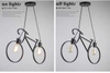 ĐÈN THẢ HÌNH XE ĐẠP - PHÙ HỢP LẮP ĐẶT NHÀ HÀNG - QUÁN BAR - QUÁN CAFE - ĐUI ĐÈN E27 * 1 - BÓNG EDISON ST64 / BÓNG LED BULB - MODEL : XĐ 1743