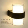 ĐÈN GẮN TƯỜNG HAI ĐẦU TRÒN NÔI NGOẠI THẤT - ÁNH SÁNG VÀNG 3000k - CÔNG SUẤT 10 watt - MODEL: HL 8024 / 22
