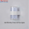 ĐÈN GẮN TƯỜNG HAI ĐẦU TRÒN NÔI NGOẠI THẤT - ÁNH SÁNG VÀNG 3000k - CÔNG SUẤT 10 watt - MODEL: HL 8024 / 22