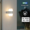 ĐÈN GẮN TƯỜNG HAI ĐẦU TRÒN NÔI NGOẠI THẤT - ÁNH SÁNG VÀNG 3000k - CÔNG SUẤT 10 watt - MODEL: HL 8024 / 22