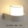 ĐÈN GẮN TƯỜNG MỘT ĐẦU TRÒN NÔI NGOẠI THẤT - ÁNH SÁNG VÀNG 3000k - CÔNG SUẤT 5 watt - MODEL: HL 8023 / 185