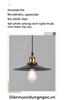 ĐÈN THẢ ĐĨA TRÒN ĐƠN - ĐUI ĐÈN E27 * 1 - BÓNG EDISON ST 64 - MODEL : ĐT 30