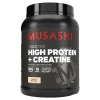 Bột uống bổ sung protein Musashi High Protein + Creatine