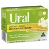 Bột Ural Lemon & Cranberry Flavour Effervescent hỗ trợ đường tiết niệu 28 gói