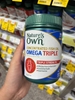 Dầu cá hàm lượng cao Nature's Own Concentrated Fish Oil Capsules Omega Triple 180 viên