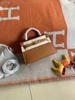TÚI HERMES KELLY MINI ESPOM DA BÒ