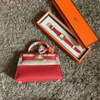 TÚI HERMES KELLY MINI ESPOM DA BÒ