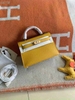 TÚI HERMES KELLY MINI ESPOM DA BÒ