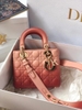 TÚI DIOR LADY MÀU HỒNG OMBRE VIP
