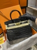 HERMES BIRKIN DA BÓNG VÂN CÁ SẤU