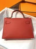 TÚI HERMES KELLY MINI ESPOM DA BÒ