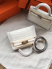 TÚI XÁCH HERMES KELLY  SIÊU CẤP MINI VÂN CÁ SẤU