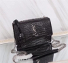 Túi YSL Sunset vân cá sấu