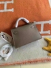 TÚI HERMES KELLY MINI ESPOM DA BÒ