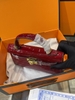 HERMES KELLY MINI VÂN RẮN SUPER VIP