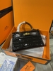 HERMES KELLY MINI VÂN RẮN SUPER VIP