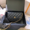 CHANEL WOC 2021 NEW LOGO GẮN DÂY XÍCH