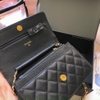 CHANEL WOC 2021 NEW LOGO GẮN DÂY XÍCH