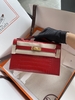 HERMES KELLY POTCHETTE MINI VÂN CÁ SẤU SUPER VIP