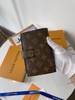 VÍ LV GẤP HOA NÂU MONOGRAM