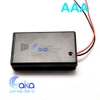 Hộp đế 3 Pin AAA có nắp và công tắc