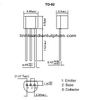 Transistor 2N3904 NPN 0.2A-40V