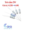 Điện trở 2W 0.22ohm - 6.8ohm