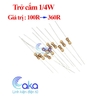 Điện trở 1/4W 100ohm-360ohm (Gói 50 con)