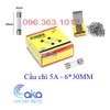 Cầu chì kính 5A 6x30mm