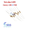 Điện trở 1/4W 12ohm-91ohm (Gói 50 con)