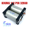 Khung ghép đế pin 32650 (1x2)