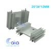 Nhôm tản nhiệt IC 25*34*12MM