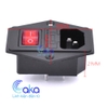 Jack cắm nguồn có cầu chì và công tắc AC-01A