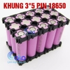Khung ghép đế pin 18650 (3x5)
