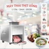 Máy thái thực phẩm 1 cửa nạp. Thái thịt tươi sống, củ quả.