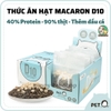 Thức Ăn Hạt Macaron D10 - Dành cho mèo mọi lứa tuổi với 40% Protein - 90% Thịt & Dầu cá