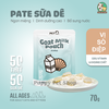 Pate Sữa Dê Cho Mèo PetQ 70g mix vị Gà, Cá Hồi, Thanh Cua, Cá Ngừ, Sò Điệp