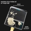 Xẻng Xúc Cát Vệ Sinh cho Mèo - Xẻng inox cán gỗ lưới lỗ, Xẻng inox cán Inox size to tiện lợi
